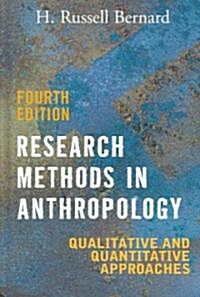 Research Methods in Anthropology (Hardcover, 4th)