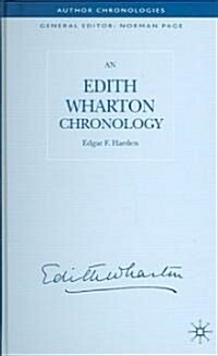 An Edith Wharton Chronology (Hardcover)