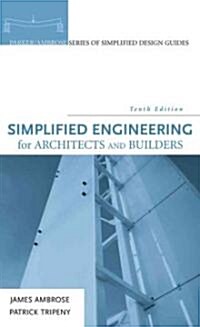 [중고] Simplified Engineering for Architects And Builders (Hardcover, 10th)