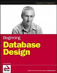 [중고] Beginning Database Design (Paperback)