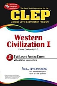 The Best Test Preparation for the CLEP Western Civilization I (Paperback)