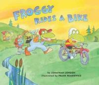 Froggy rides a bike 