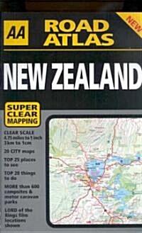AA Road Atlas New Zealand (Paperback)