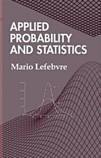 [중고] Applied Probability And Statistics (Hardcover)