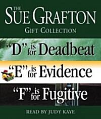 Sue Grafton Def Gift Collection: D Is for Deadbeat, E Is for Evidence, F Is for Fugitive (Audio CD)