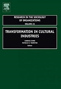 Transformation in Cultural Industries (Hardcover)