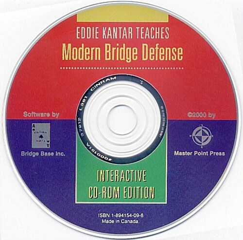 Eddie Kantar Teaches Modern Bridge Defense (CD-ROM, INA)