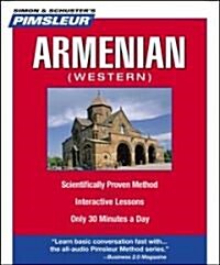 Pimsleur Armenian (Western) Level 1 CD: Learn to Speak and Understand Western Armenian with Pimsleur Language Programs (Audio CD, 10, Lessons, Notes)