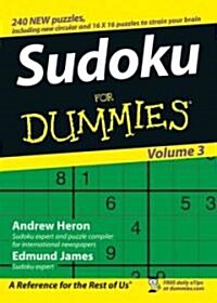 Sudoku For Dummies 3 (Paperback)