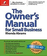 The Owners Manual for Small Business (Paperback)