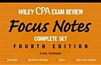 Wiley CPA Exam Review Focus Notes (Paperback, 4th, Spiral)