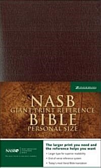 Giant Print Reference Bible-NASB-Personal Size (Imitation Leather)