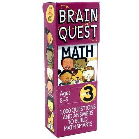 Brain Quest 3rd Grade Math Q&A Cards: 1000 Questions and Answers to Challenge the Mind. Curriculum-Based! Teacher-Approved! (Other, 4, Revised)