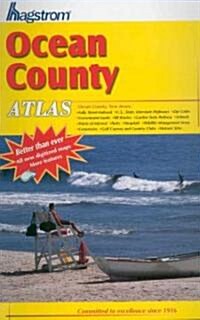 Hagstrom Ocean County, New Jersey Atlas (Paperback, Spiral)