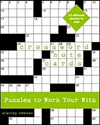 Crossword Note Cards (STY, NCR)