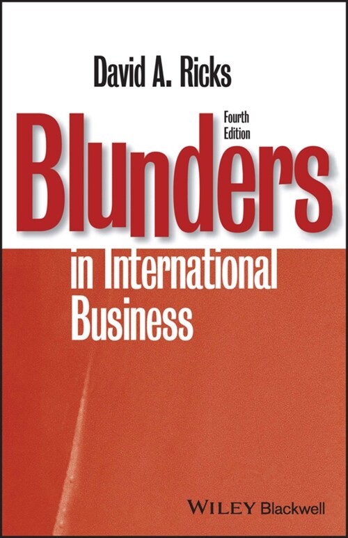 Blunders in International Business (Paperback, 4, Revised & Updat)