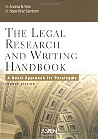 The Legal Research And Writing Handbook (Paperback, 4th)