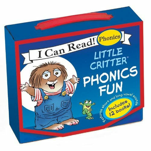 Little Critter 12-Book Phonics Fun!: Includes 12 Mini-Books Featuring Short and Long Vowel Sounds (Boxed Set)