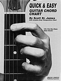 Quick and Easy Guitar Chord Chart (Paperback)