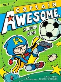 Captain Awesome, soccer star. No. 5