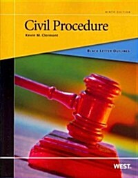 Black Letter Outlines Civil Procedure (Paperback, 9th)