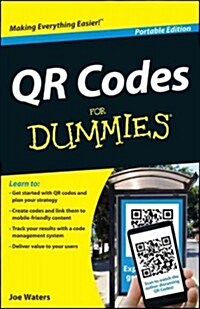 Qr Codes for Dummies (Paperback, Portable)