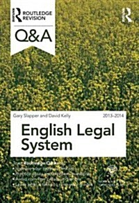 Q&A English Legal System 2013-2014 (Paperback, 10)