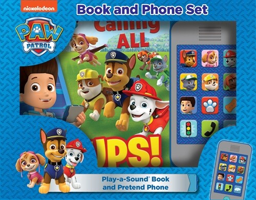 Nickelodeon Paw Patrol: Calling All Pups Book and Phone Sound Book Set [With Toy] (Paperback)