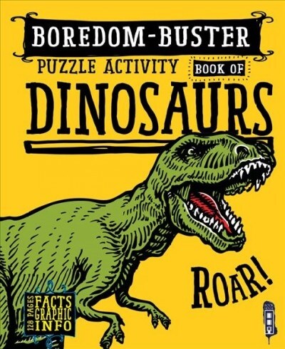 Boredom Buster Puzzle Activity Book of Dinosaurs (Paperback, Illustrated ed)