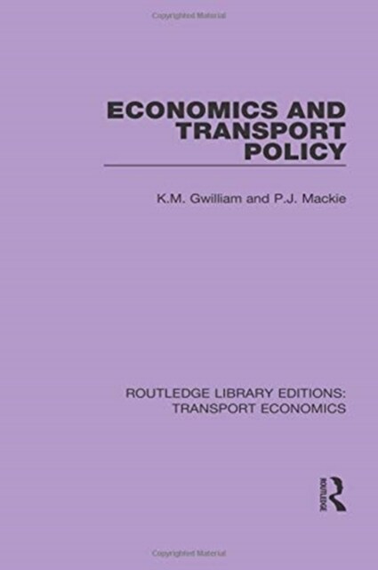 Economics and Transport Policy (Paperback)
