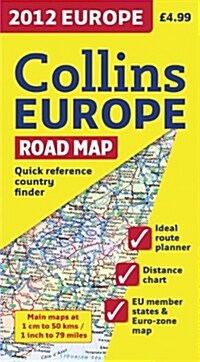 Collins 2012 Europe Road Map (Map, New)