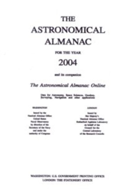 Astronomical Almanac (Hardcover)