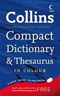[중고] Collins Compact Dictionary and Thesaurus (Hardcover, 3 Rev ed)