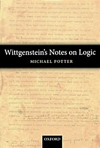 Wittgensteins Notes on Logic (Paperback)