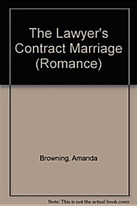 Lawyers Contract Marriage (Hardcover)