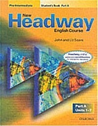 New Headway: Pre-Intermediate: Students Book A (Paperback)