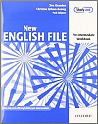 New English File: Pre-intermediate: Workbook with MultiROM Pack : Six-level general English course for adults (Package)