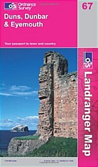 Duns, Dunbar and Eyemouth (Sheet Map, folded, 2 New ed of rev ed)