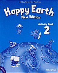 [중고] Happy Earth: 2 New Edition: Activity Book and MultiROM Pack (Package)