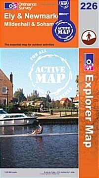 Ely and Newmarket (Sheet Map, folded, A1)