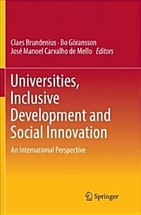 Universities, Inclusive Development and Social Innovation: An International Perspective (Paperback)