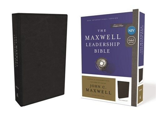 Niv, Maxwell Leadership Bible, 3rd Edition, Leathersoft, Black, Comfort Print (Imitation Leather, 3)