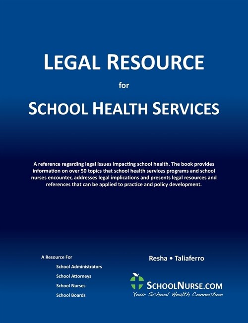 Legal Resource for School Health Services (Paperback)