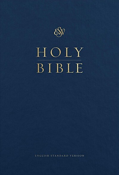 ESV Pew and Worship Bible, Large Print (Blue) (Hardcover)