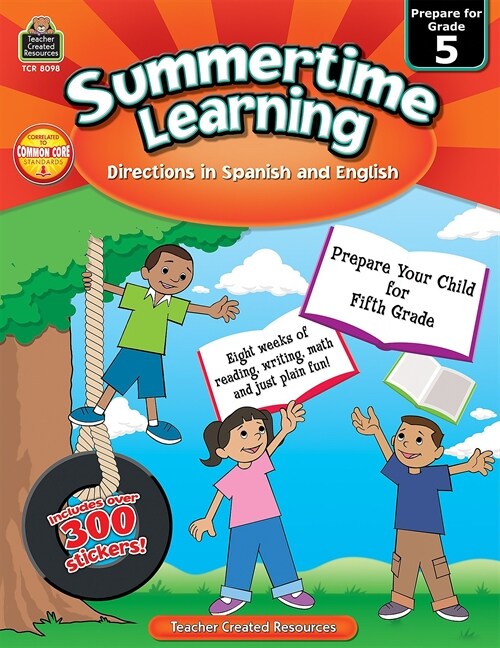Summertime Learning Grd 5 - Spanish Directions (Paperback)