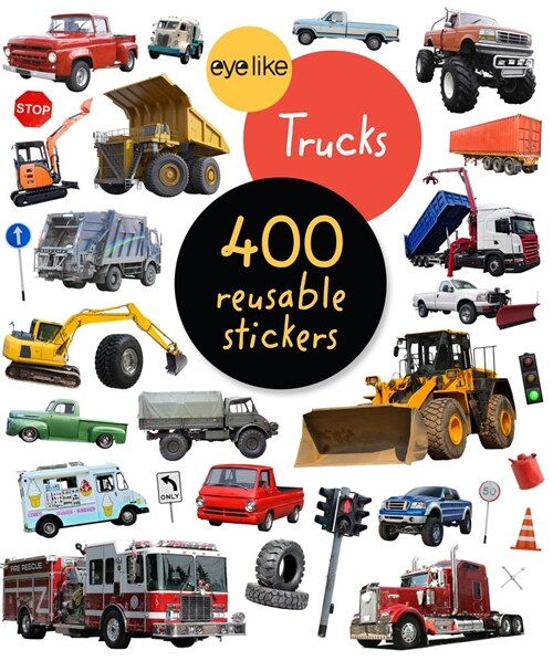 Eyelike Stickers: Trucks (Paperback)