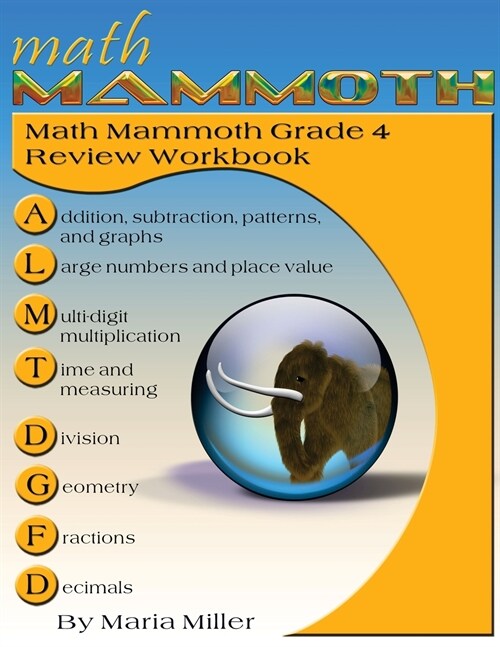 Math Mammoth Grade 4 Review Workbook (Paperback)