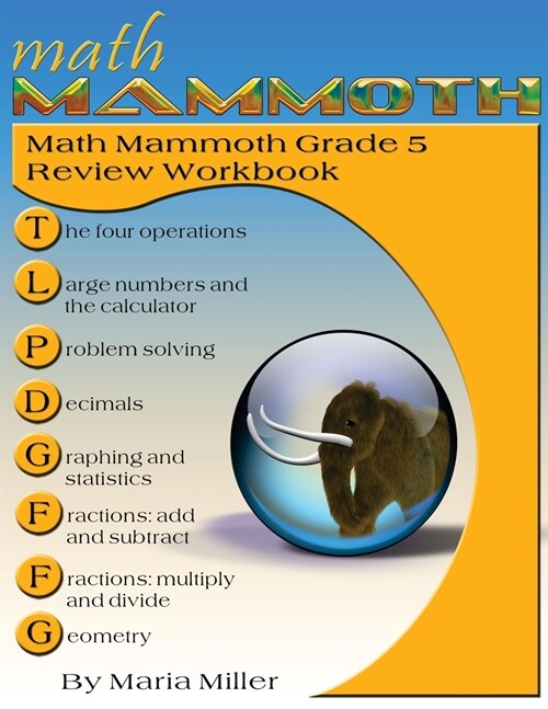 Math Mammoth Grade 5 Review Workbook (Paperback)