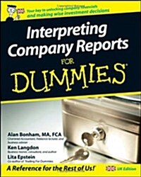 Interpreting Company Reports for Dummies (Paperback)