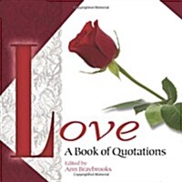 Love: A Book of Quotations (Paperback, Green)